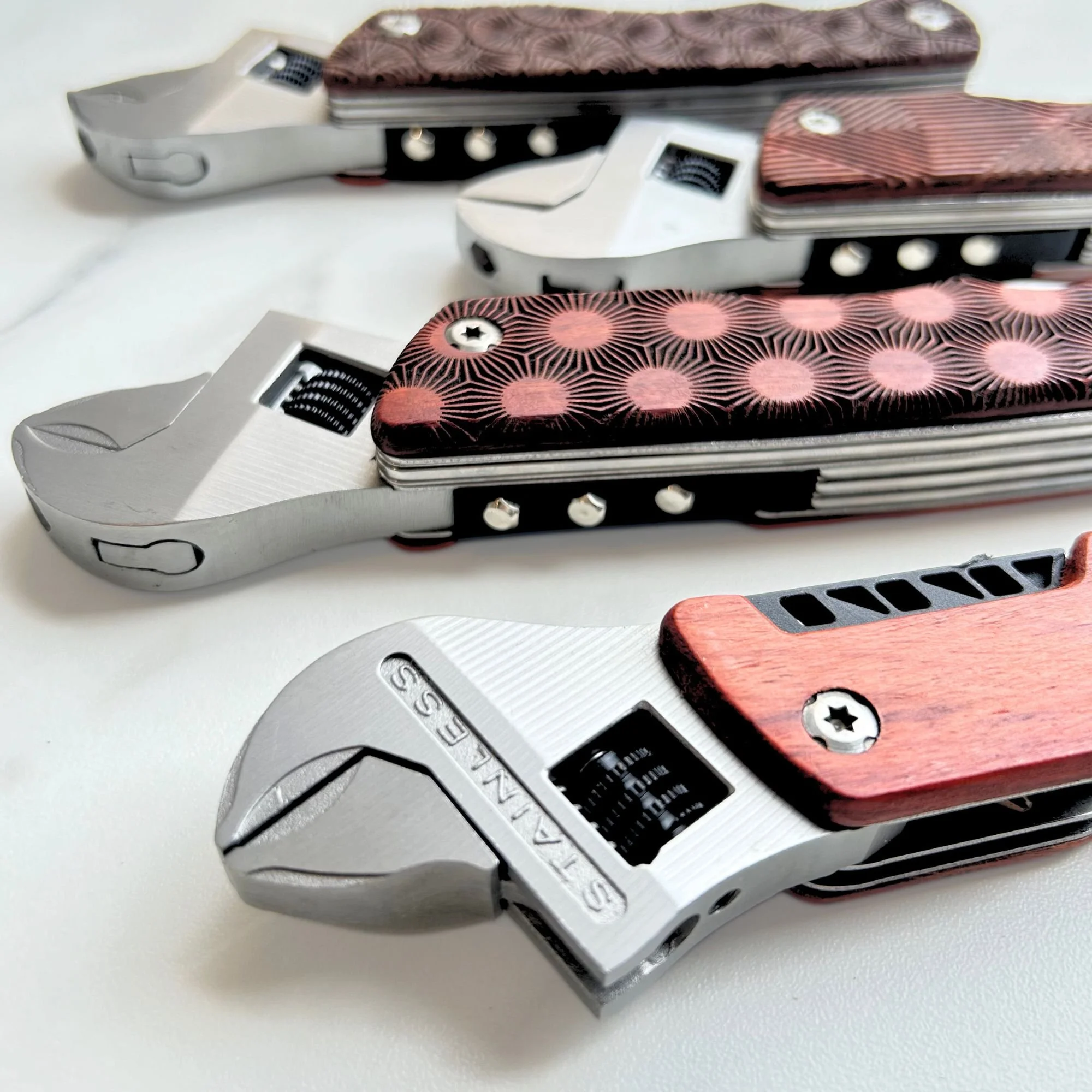 Rosewood Multi-tool Gadget | Hammer or Wrench — Lucca
